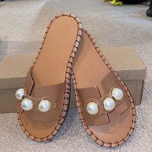 Pearl Slides Sandals for sale